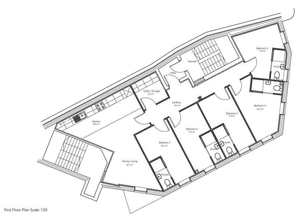 1 bedroom flat to rent - floorplan