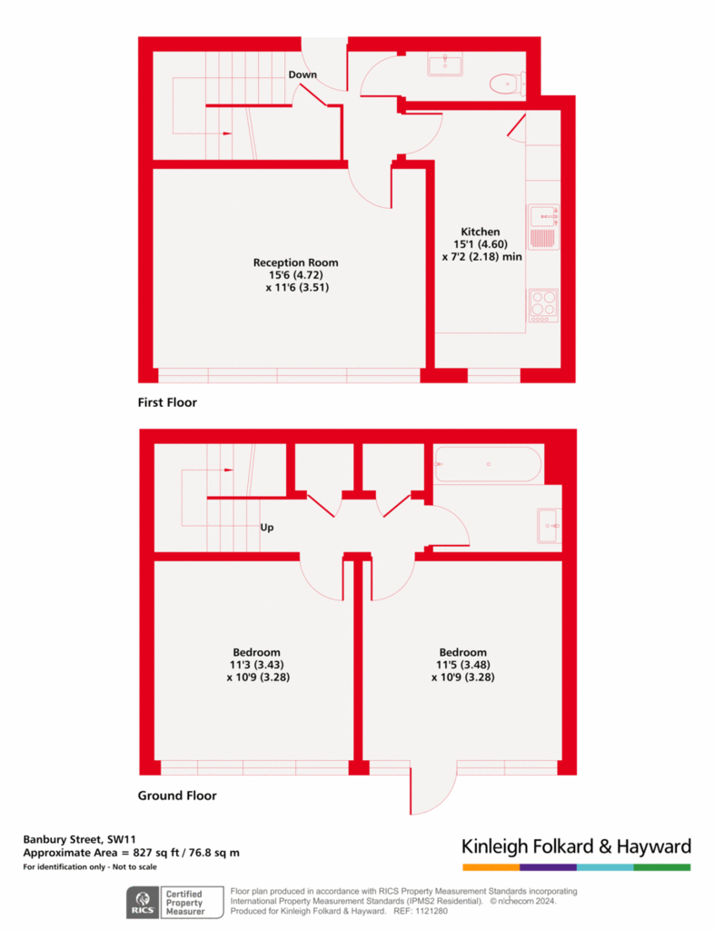 2 bedroom flat for sale - floorplan