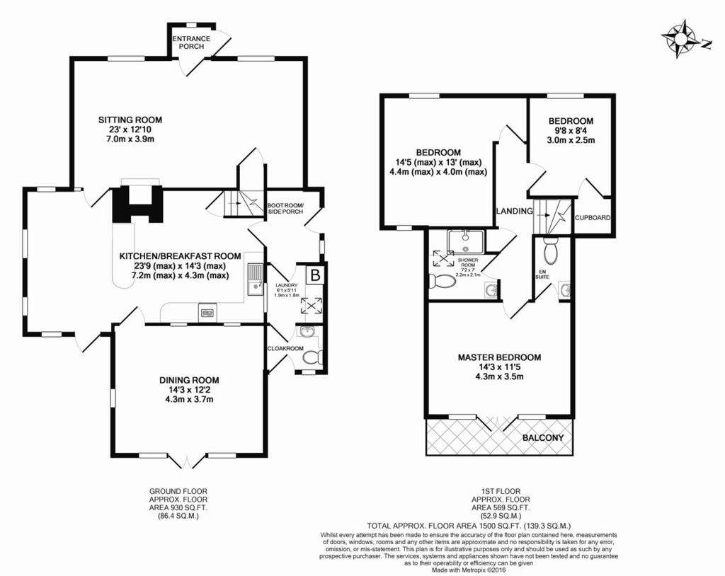 3 bedroom detached house for sale - floorplan