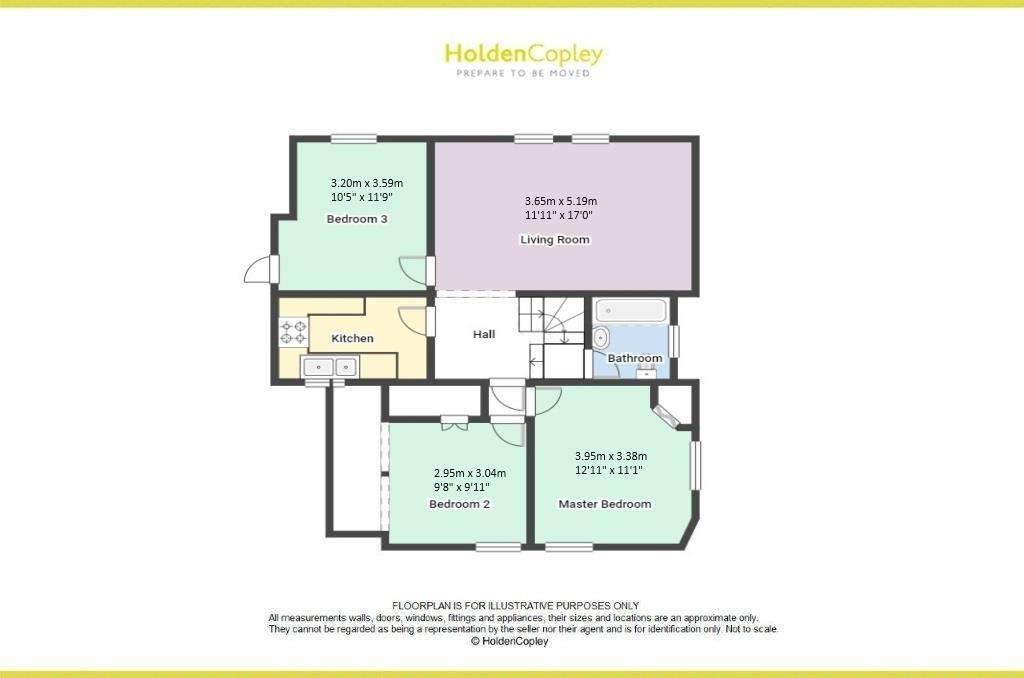 3 bedroom flat for sale - floorplan