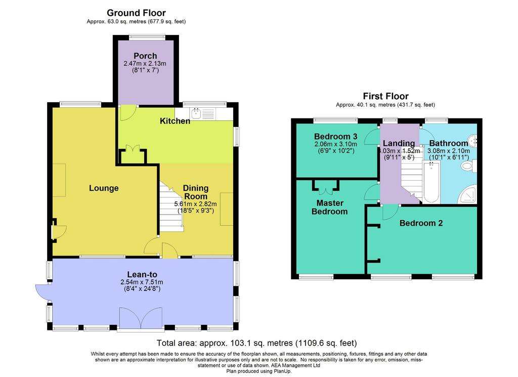3 bedroom farm house for sale - floorplan