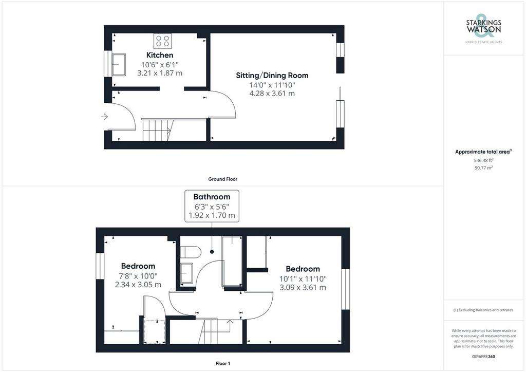 2 bedroom semi-detached house to rent - floorplan