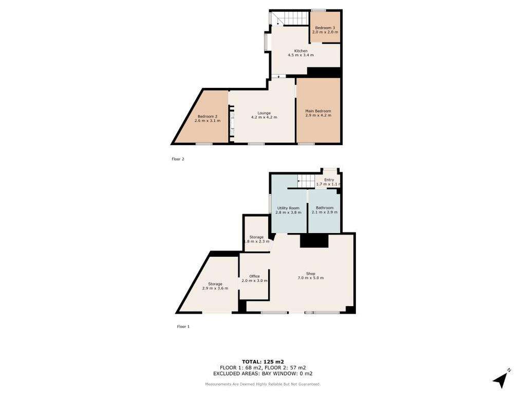 3 bedroom mixed use for sale - floorplan