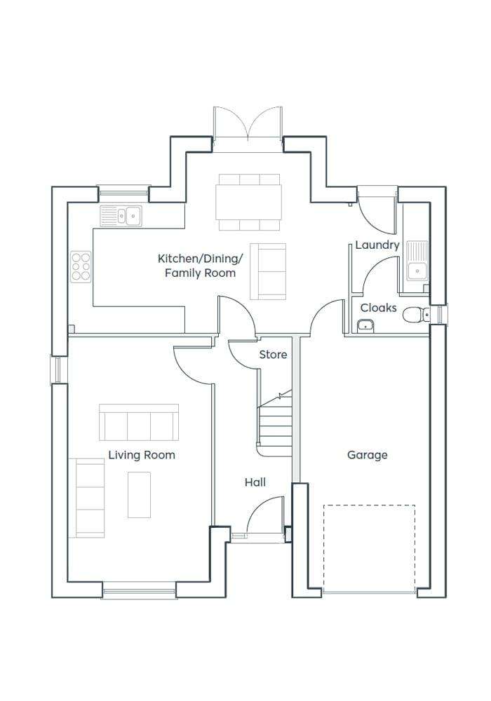 5 bedroom detached house for sale - floorplan