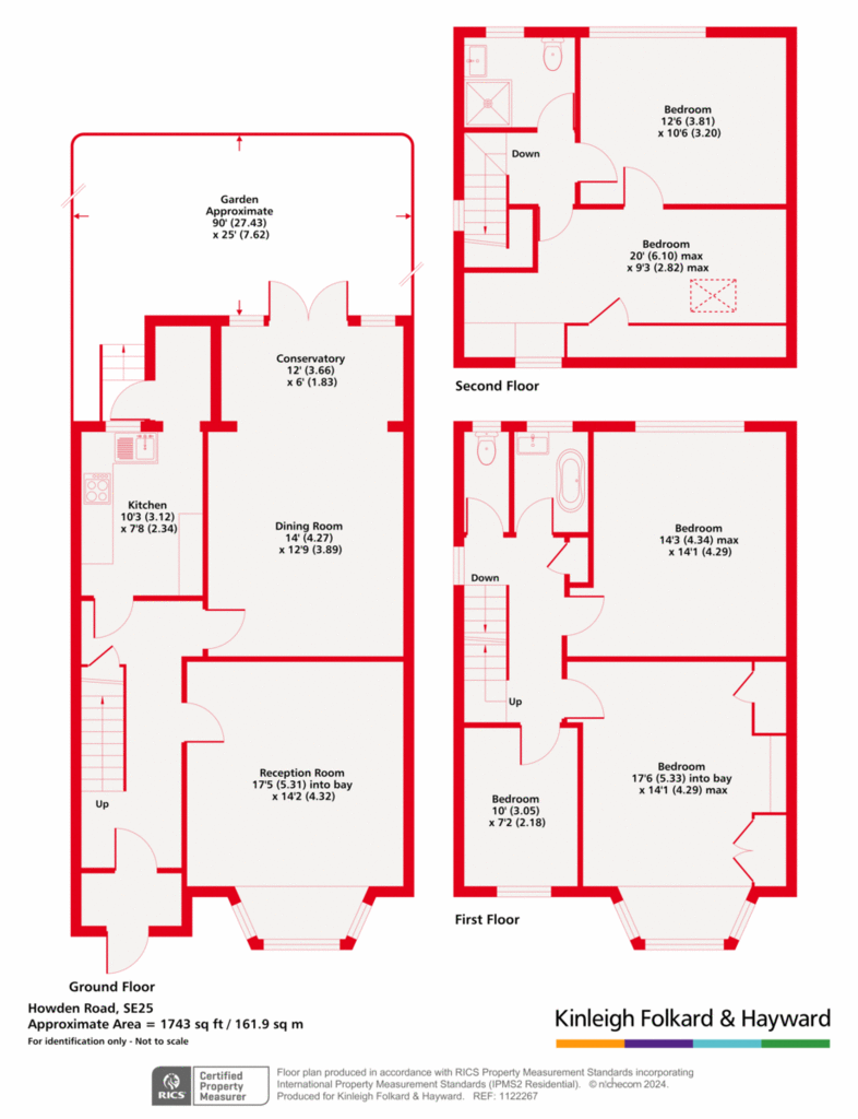 5 bedroom mews house for sale - floorplan