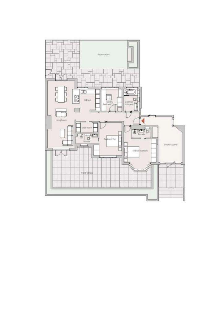 3 bedroom flat to rent - floorplan
