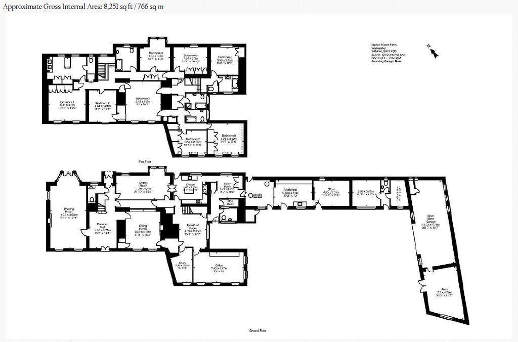 8 bedroom detached house to rent - floorplan