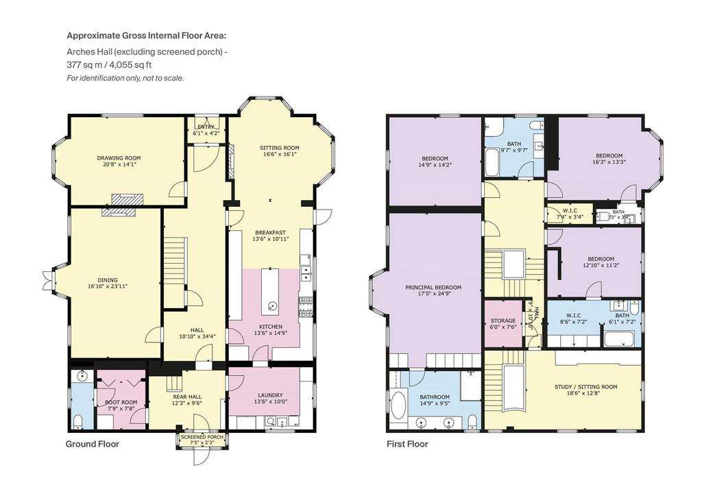 5 bedroom equestrian facility for sale - floorplan