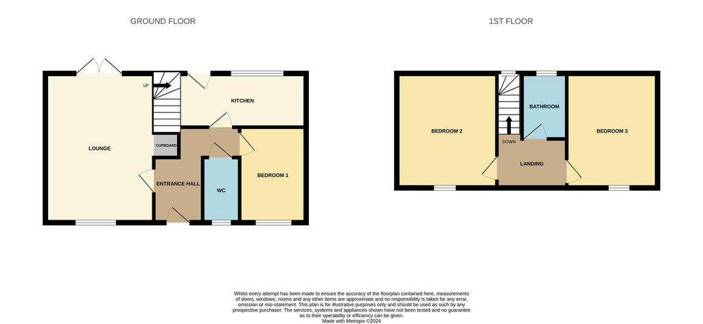 3 bedroom chalet for sale - floorplan