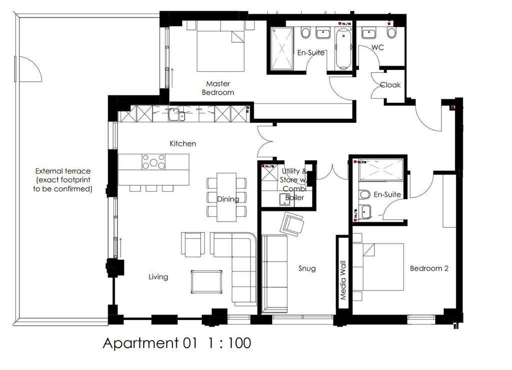 2 bedroom flat for sale - floorplan