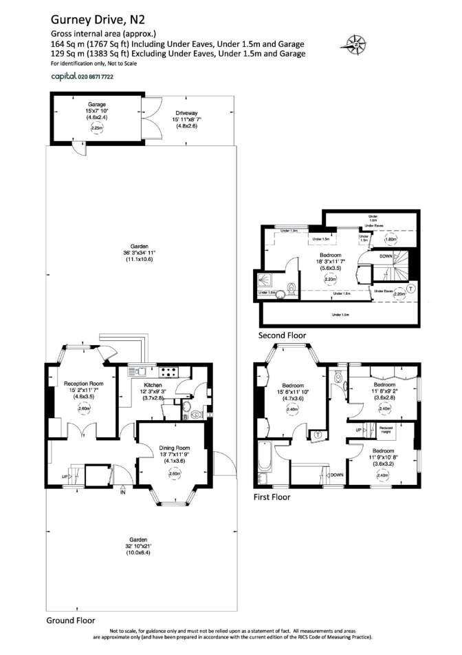 4 bedroom semi-detached house to rent - floorplan