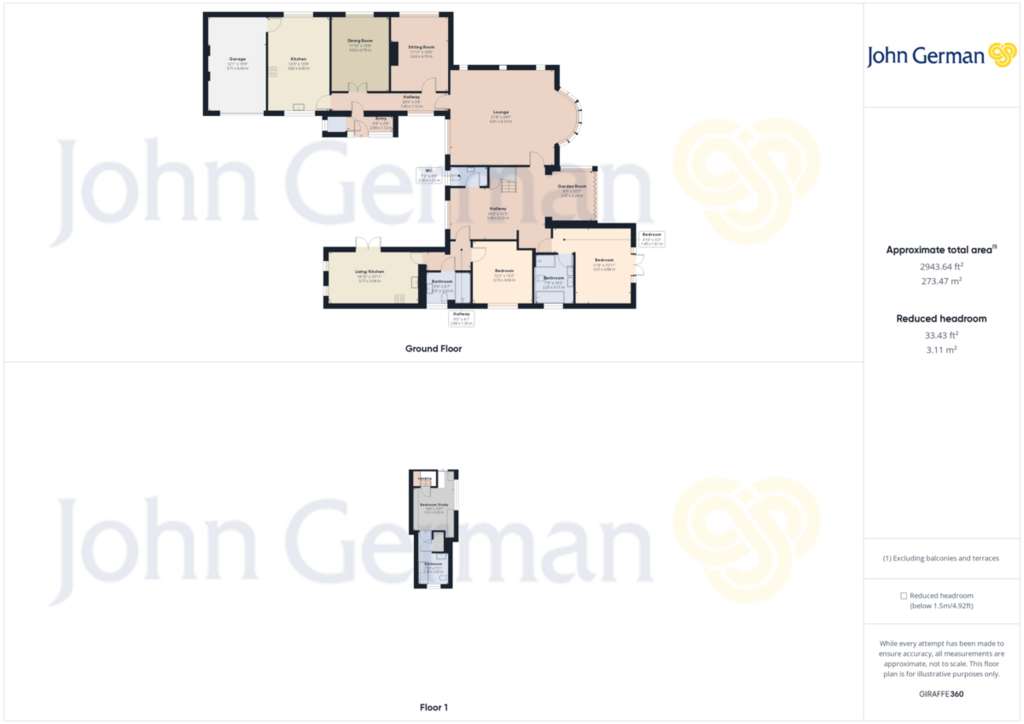 4 bedroom detached house for sale - floorplan