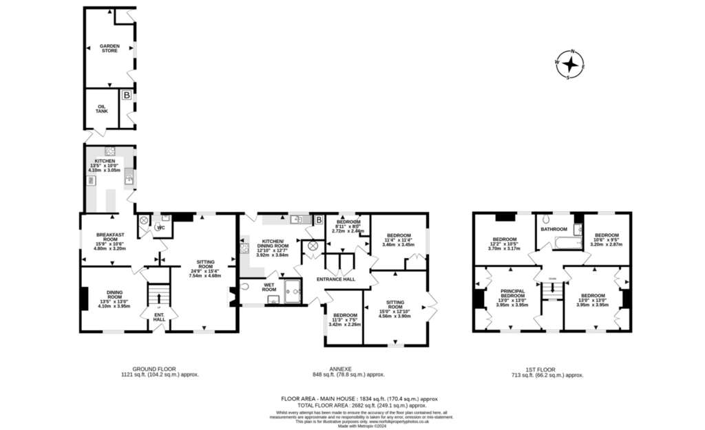 4 bedroom detached house for sale - floorplan