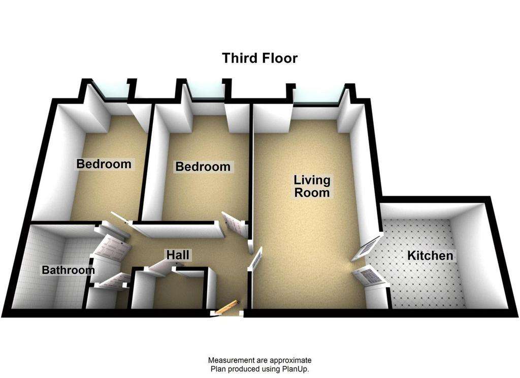 2 bedroom flat for sale - floorplan