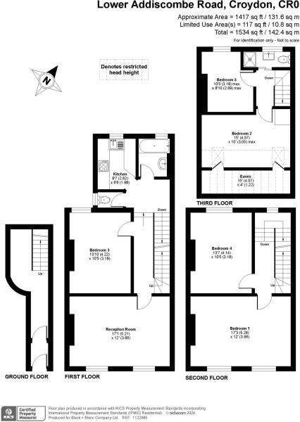 5 bedroom flat for sale - floorplan