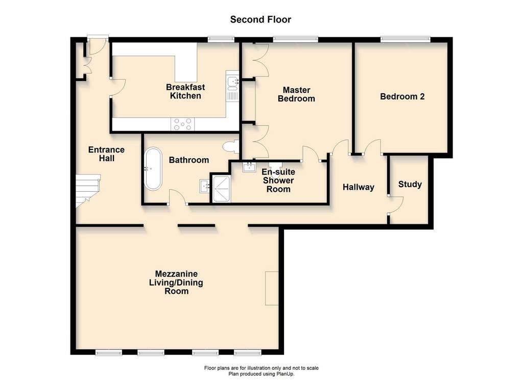 2 bedroom flat for sale - floorplan