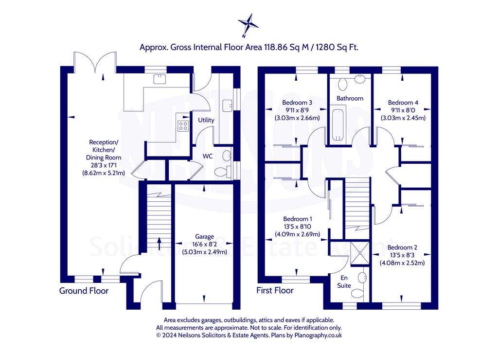 4 bedroom detached villa for sale - floorplan