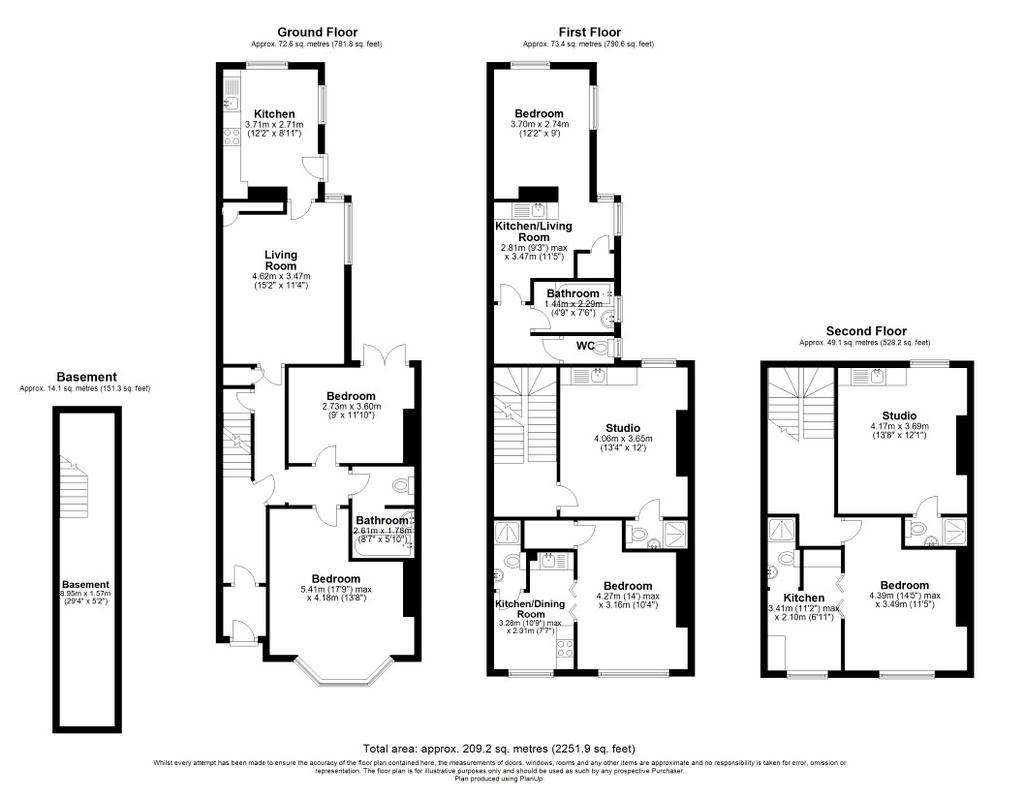 6 bedroom house for sale - floorplan