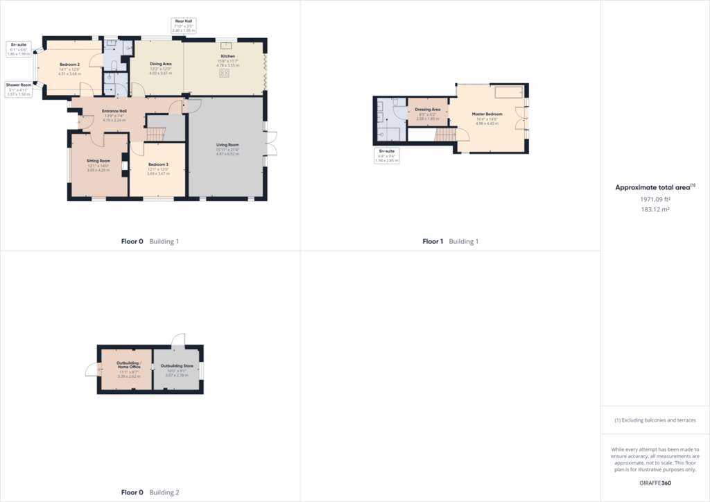 4 bedroom chalet to rent - floorplan