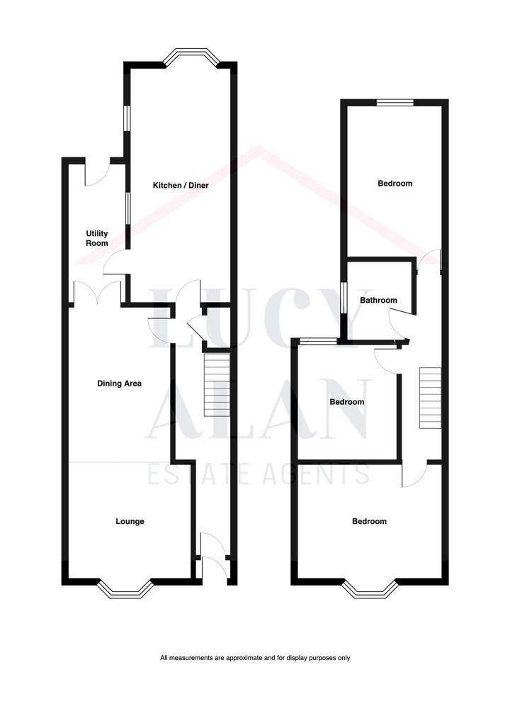 3 bedroom terraced house for sale - floorplan