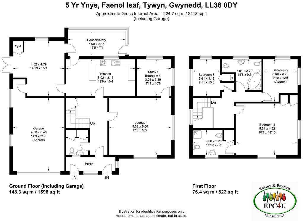 3 bedroom detached house for sale - floorplan