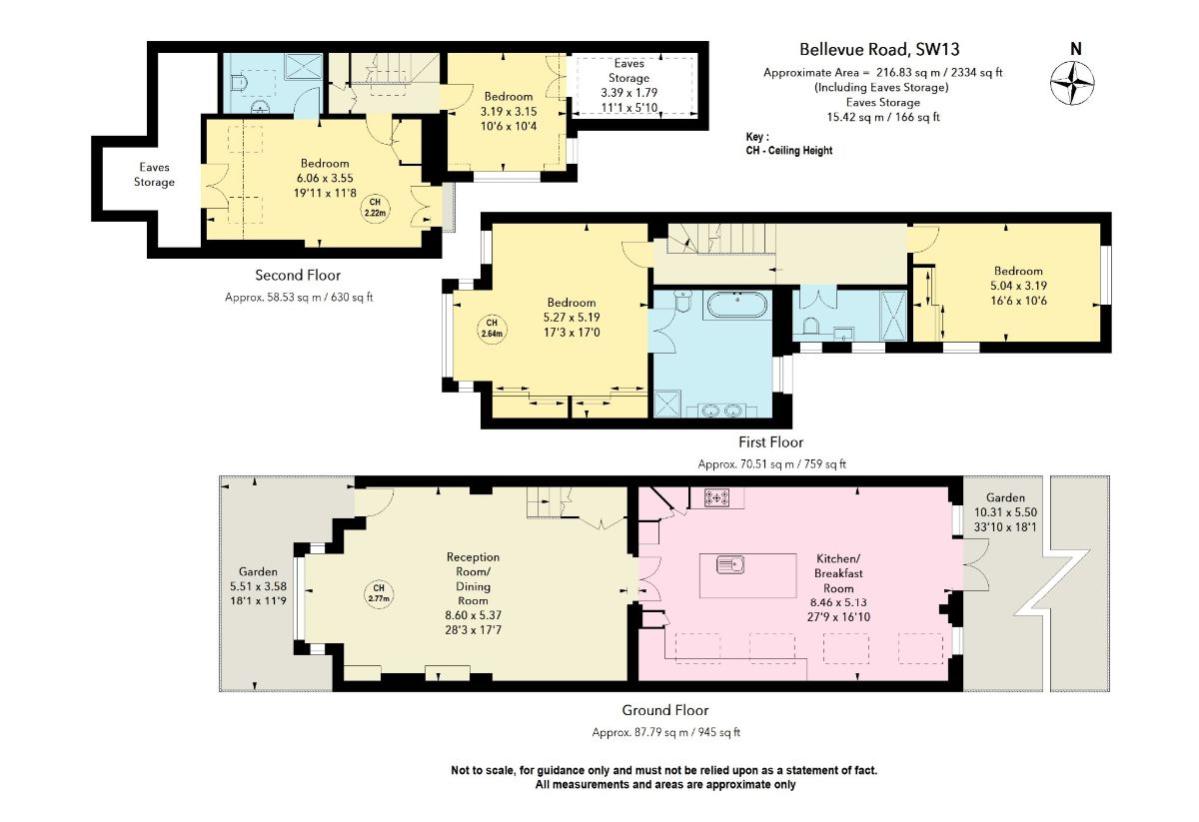 4 bedroom terraced house for sale - floorplan