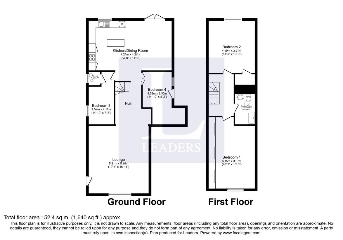 4 bedroom property for sale - floorplan