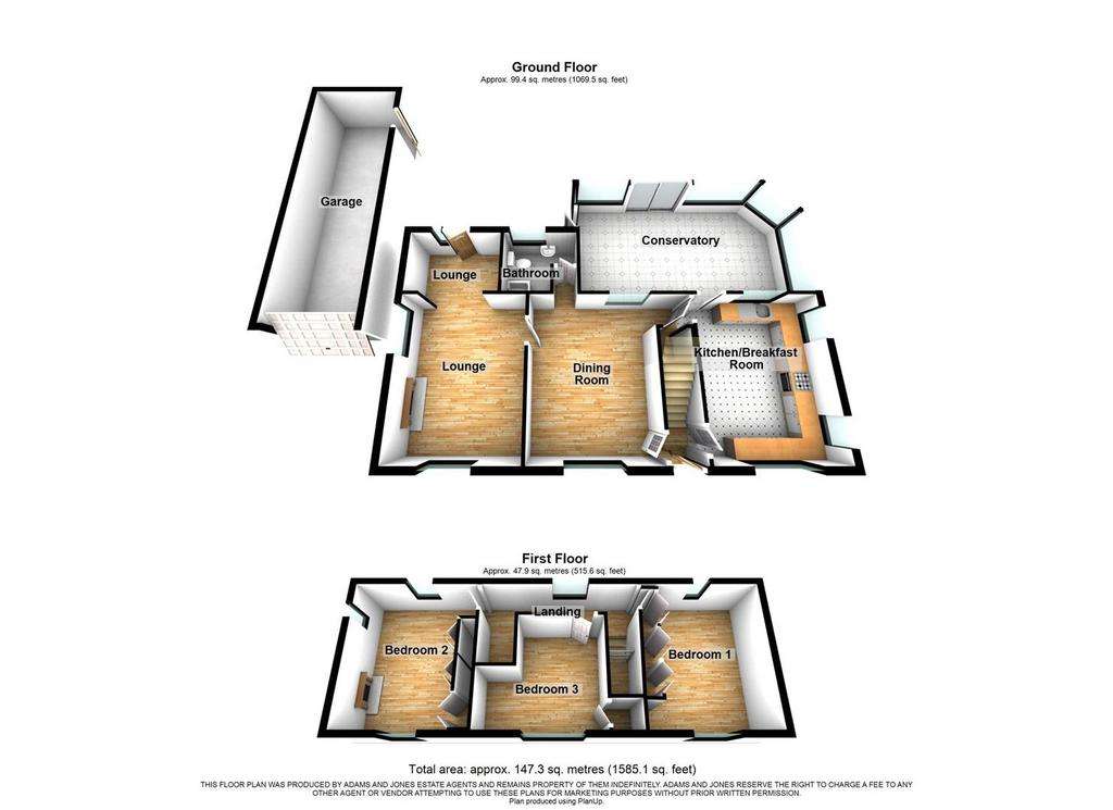 3 bedroom cottage to rent - floorplan
