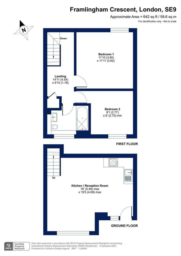 2 bedroom maisonette for sale - floorplan