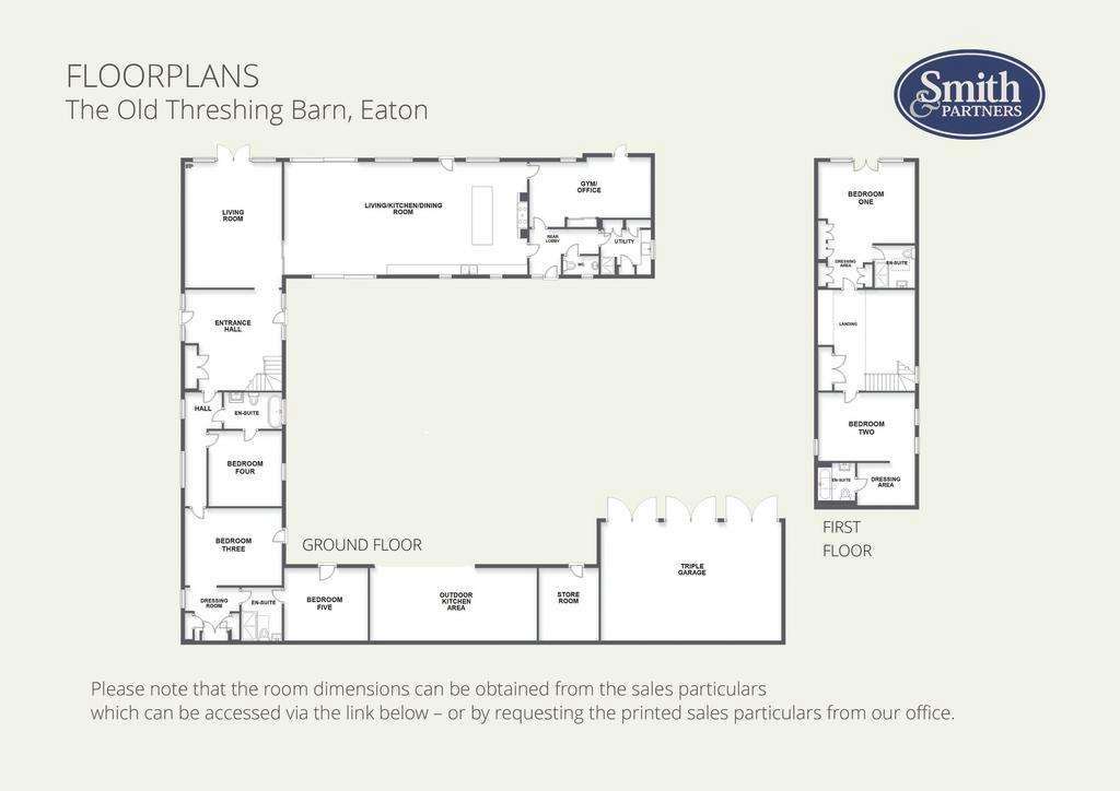 5 bedroom barn conversion for sale - floorplan