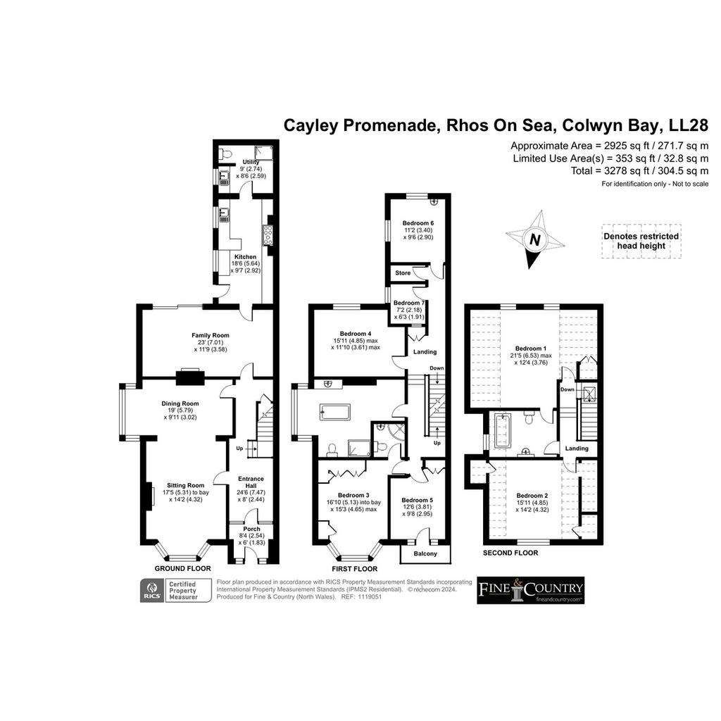6 bedroom character property for sale - floorplan