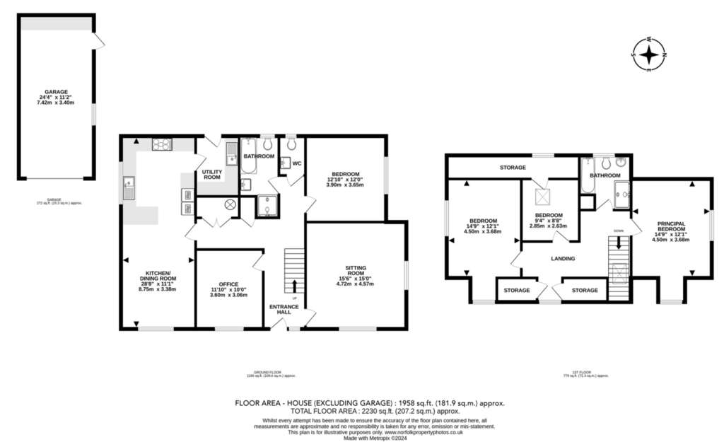 5 bedroom detached house for sale - floorplan