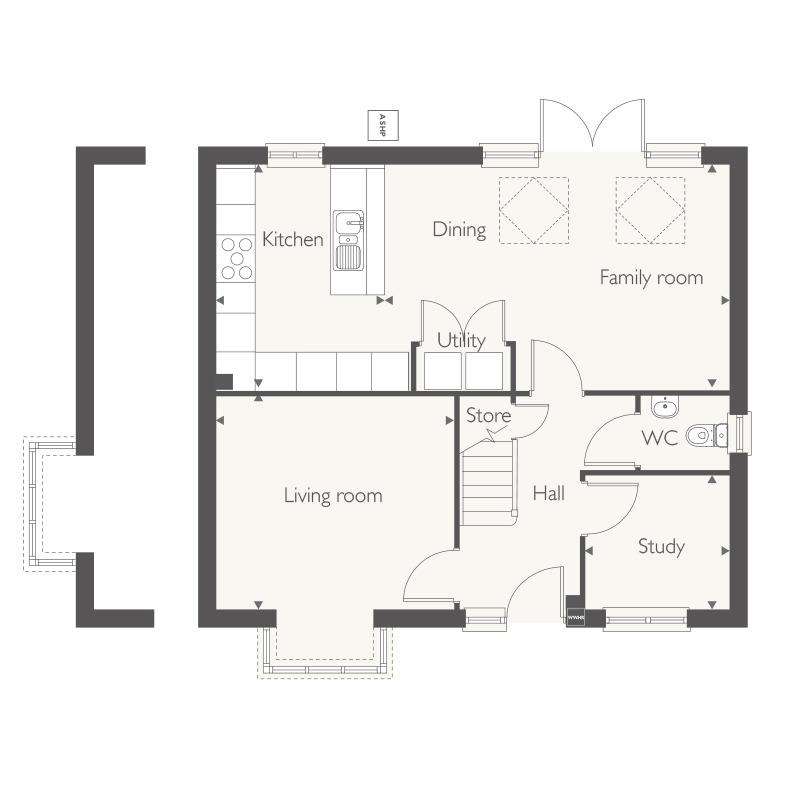 4 bedroom detached house for sale - floorplan