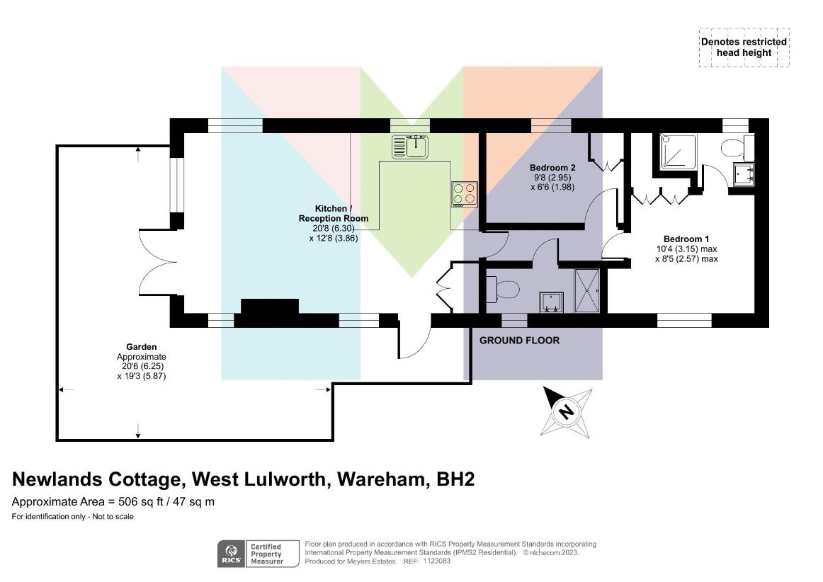 2 bedroom property for sale - floorplan