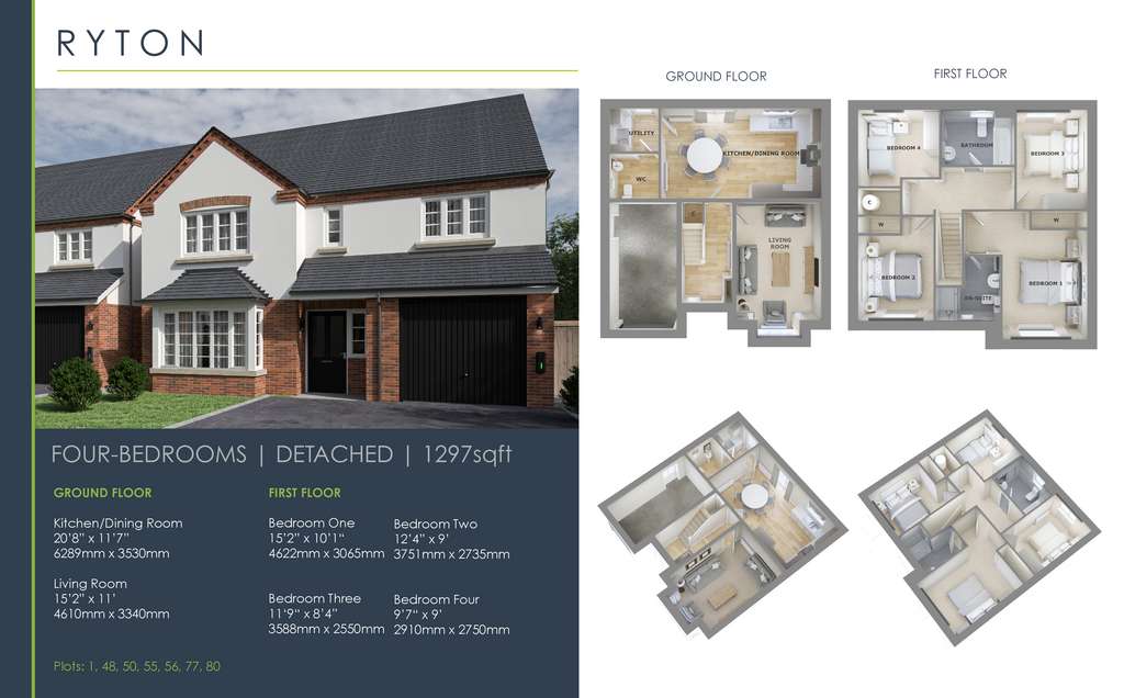 4 bedroom detached house for sale - floorplan