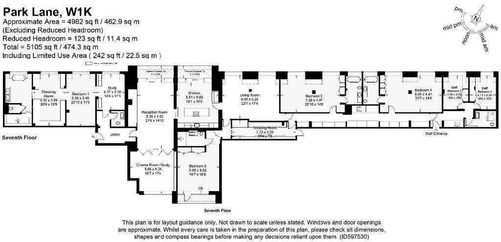 6 bedroom flat to rent - floorplan