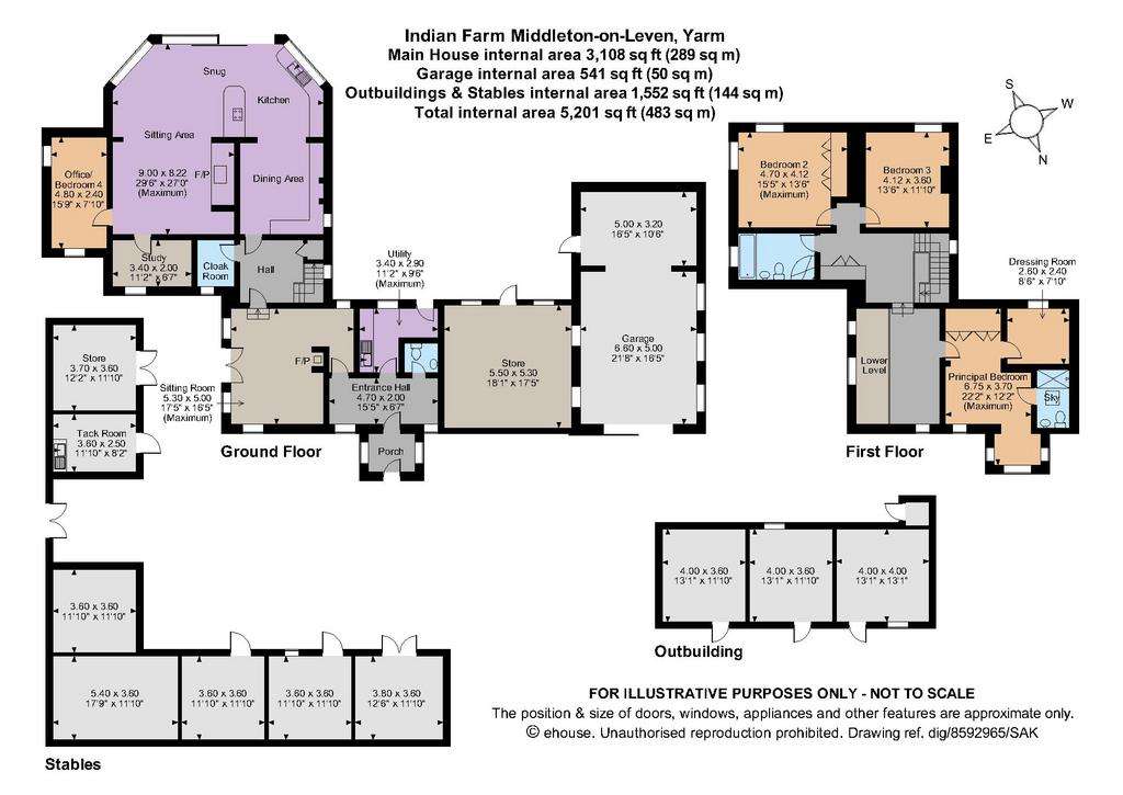 4 bedroom detached house for sale - floorplan