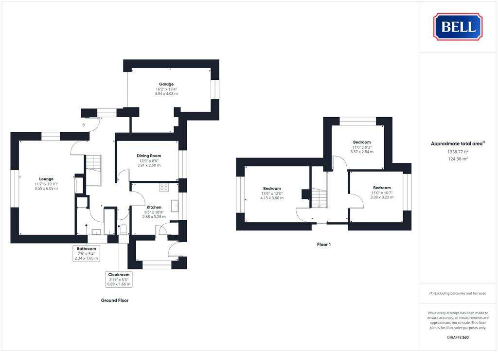 3 bedroom detached house for sale - floorplan