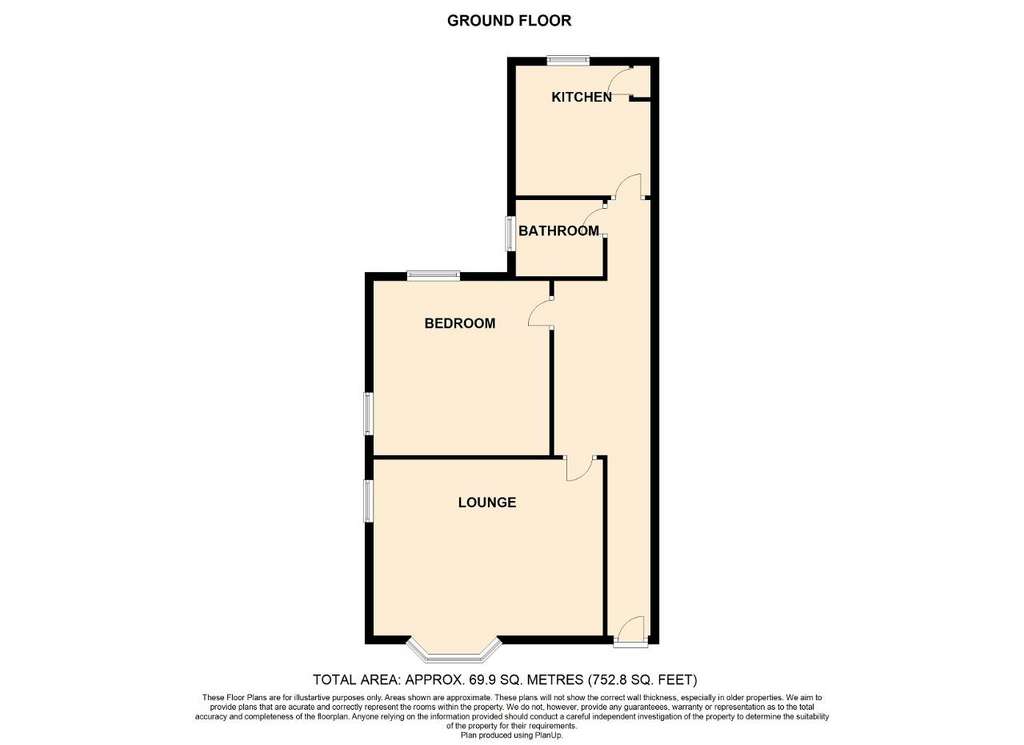 1 bedroom maisonette for sale - floorplan