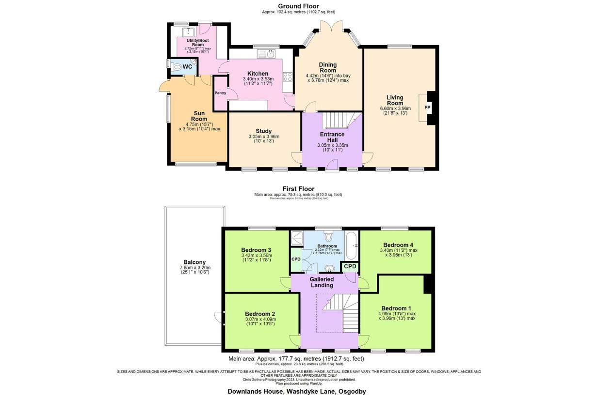 4 bedroom detached house for sale - floorplan