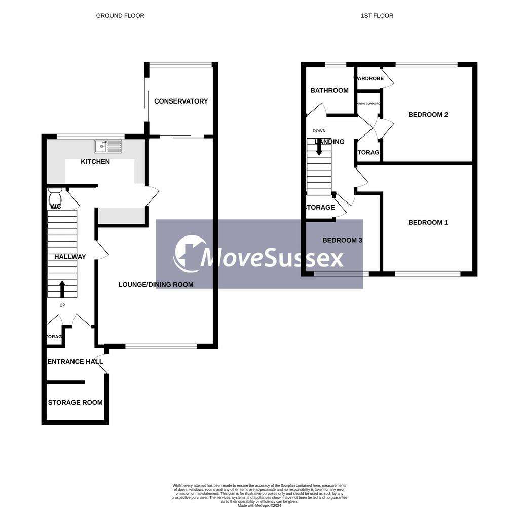 3 bedroom terraced house for sale - floorplan