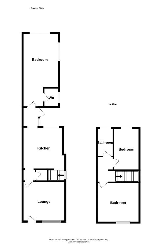 3 bedroom cottage for sale - floorplan