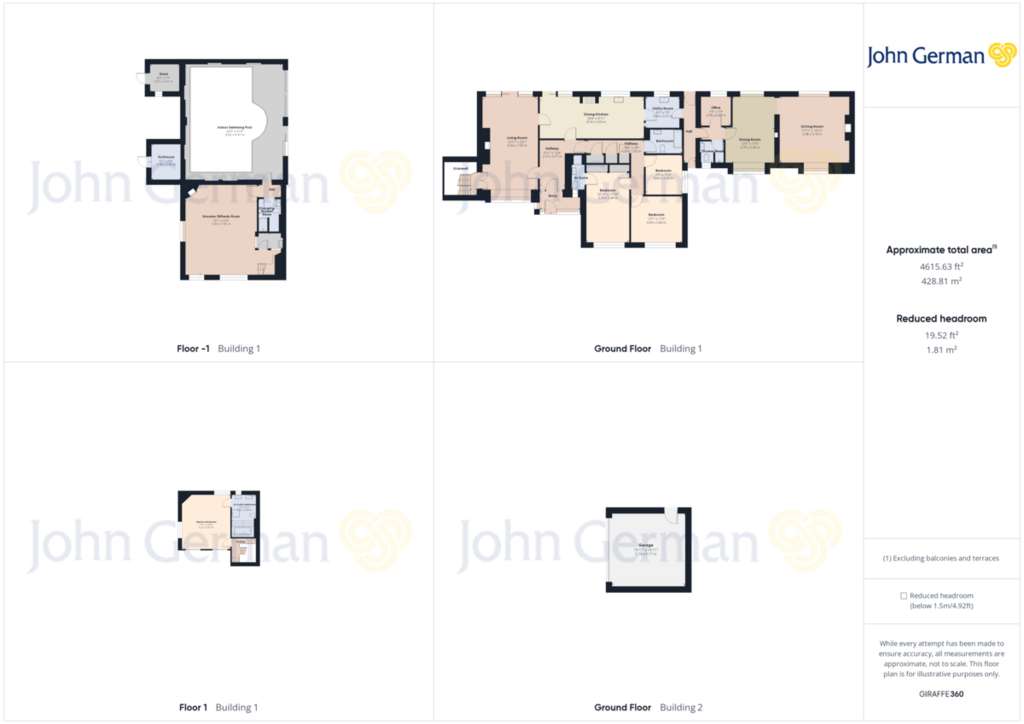 4 bedroom detached bungalow for sale - floorplan