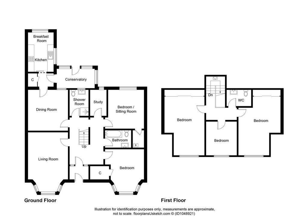 5 bedroom semi-detached house for sale - floorplan