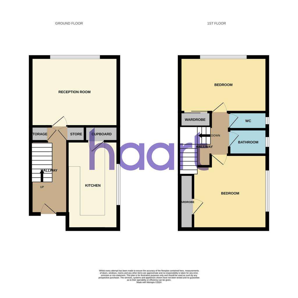2 bedroom duplex apartment for sale - floorplan