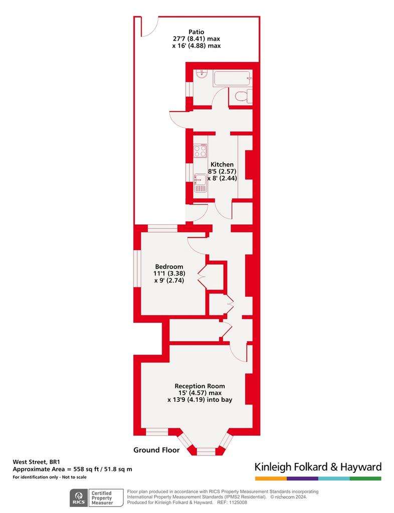 1 bedroom flat for sale - floorplan