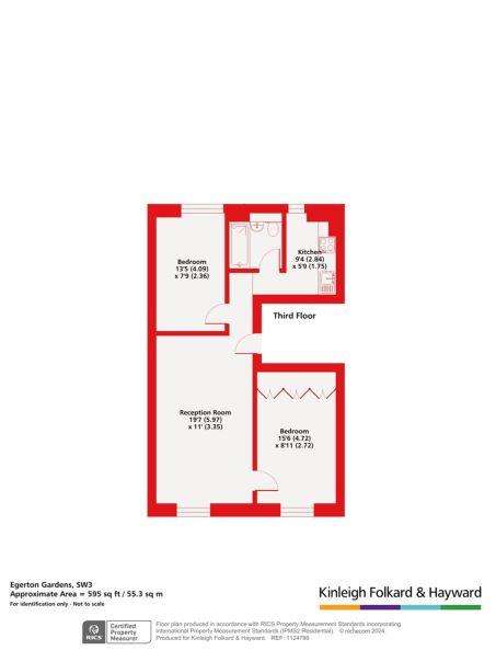 2 bedroom flat for sale - floorplan