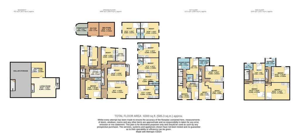 23 bedroom house for sale - floorplan