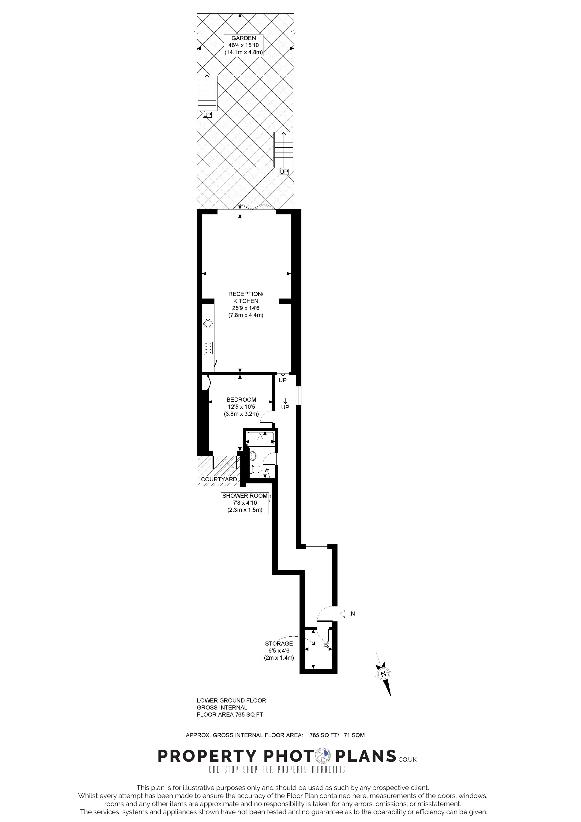 1 bedroom flat for sale - floorplan