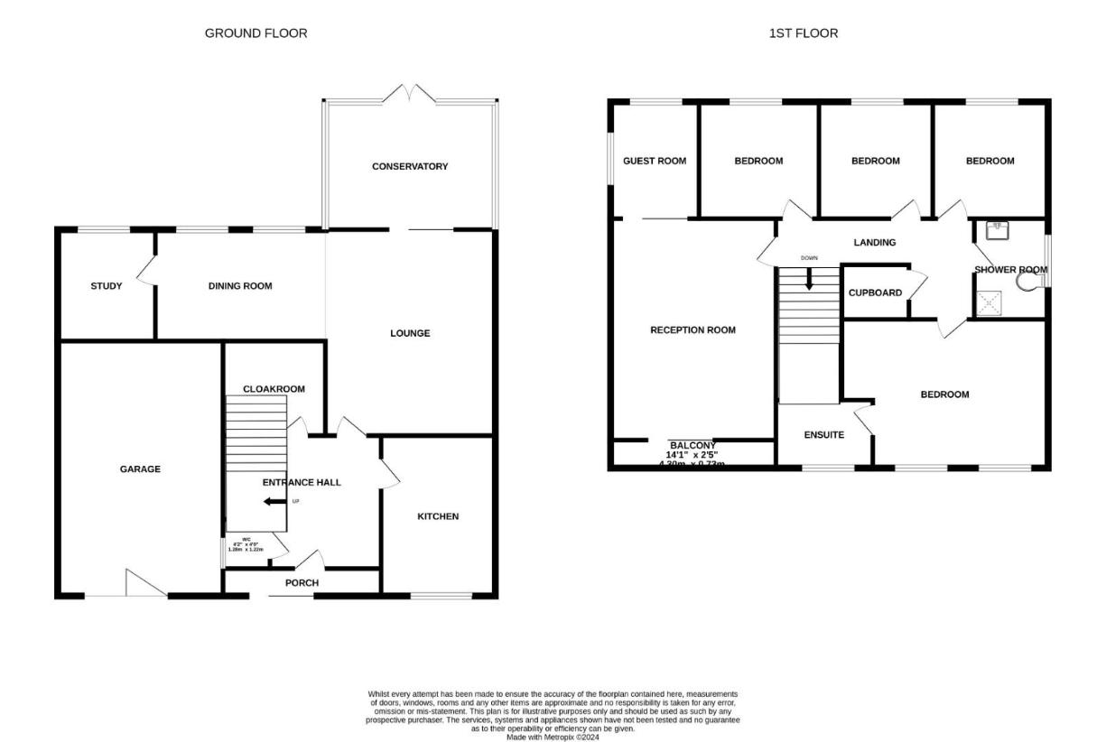 5 bedroom detached house for sale - floorplan